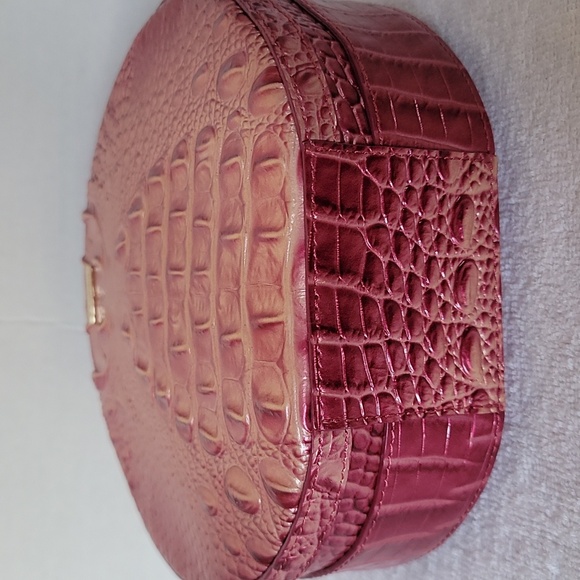 Brahmin Lane top handle Lotus canteen metallic leather handbag - Picture 9 of 15